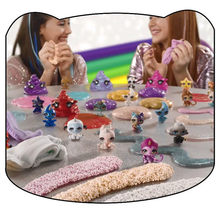 Genuine Series Multicolor Surprise poopsie Crystal Mud Shake Slime Unicorn Blind Box Cute DIY Toy Girl Toy no BOX images - 2