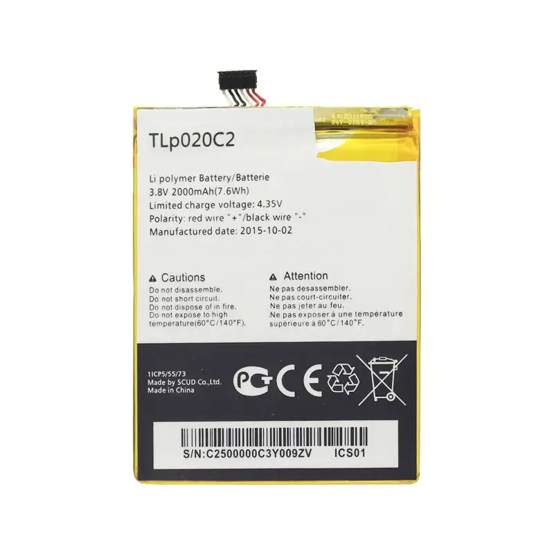 Аккумуляторная батарея для Alcatel One Touch 6040D Idol X замена запасная аккумуляторная акб |