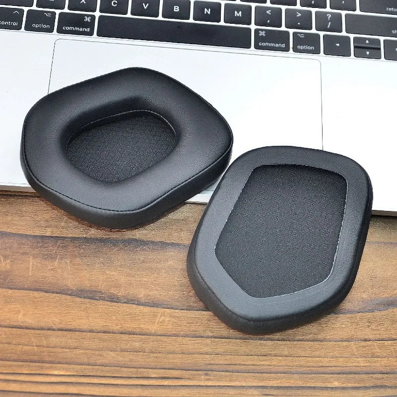Фото Амбушюры для Logitech G733, аксессуары для наушников, сменные амбушюры, мягкая белковая кожа, губка из пены с эффектом памяти, наушники №5