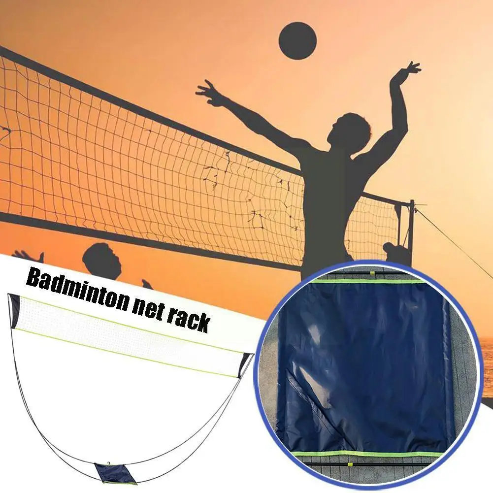 

Portable Badminton Net Frame Support Tennis Volleyball Shuttlecock Square Tennis Network Training Badminton Mesh Net Squ R2n0