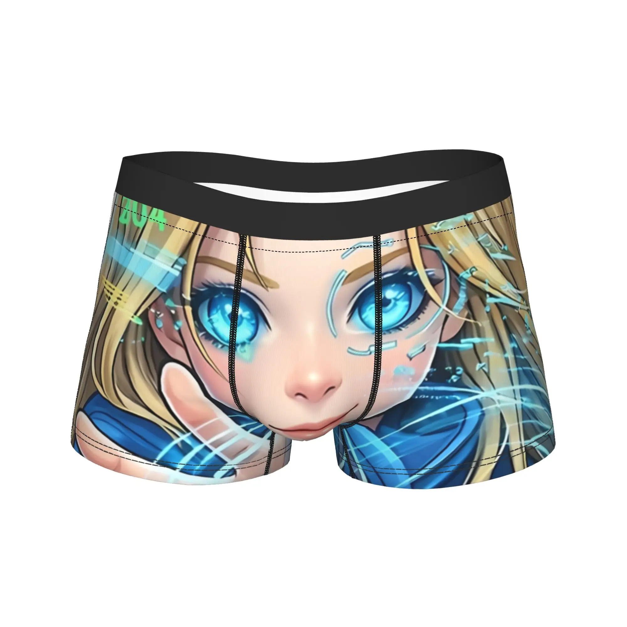 Трусы Chibi PRAGMATA, дышащие трусики, мужское нижнее белье, вентилируемые шорты, трусы-боксеры (art.: 3920da623ab0f) - 3920da623ab0f