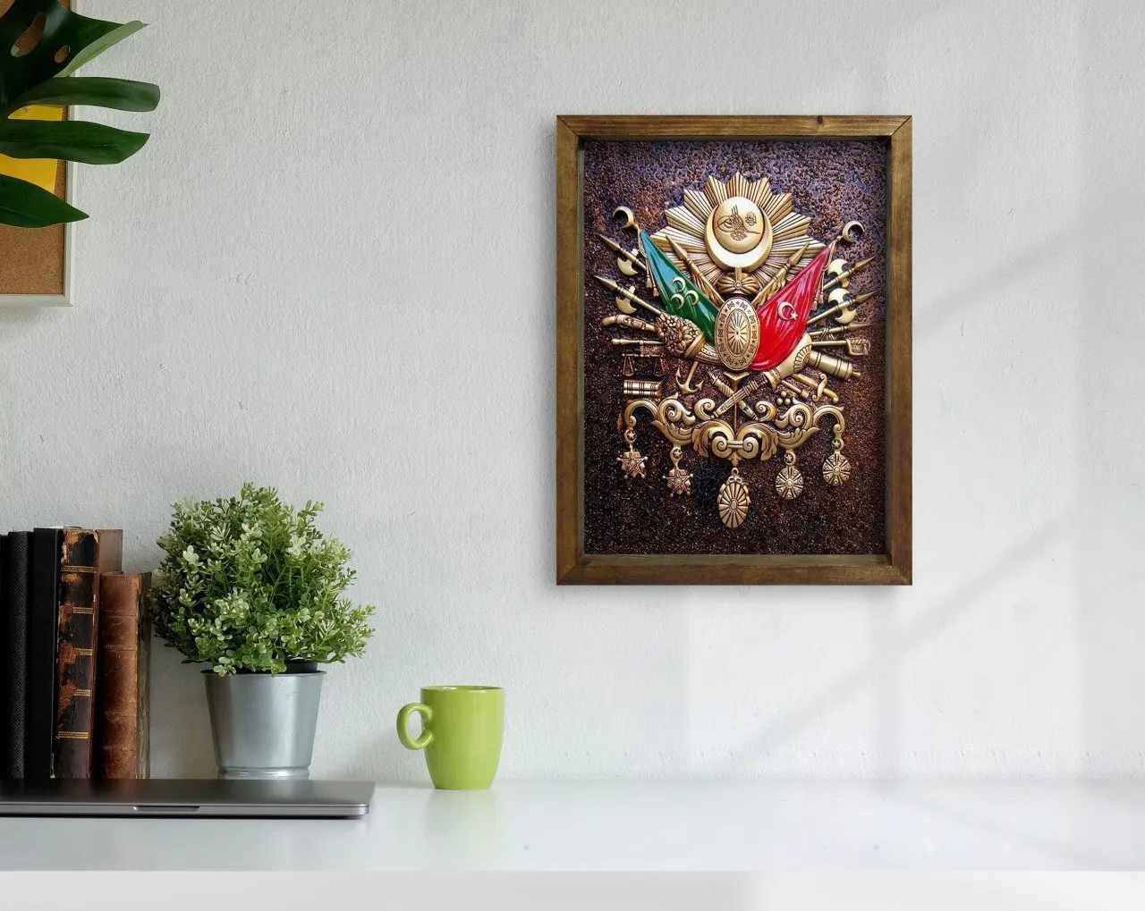 BK Home оттоманка крест дизайн натуральный твердый деревянный стол 45x65cm-4 | Дом и сад