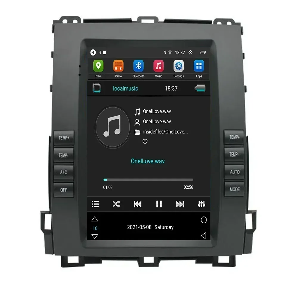 Радио для Lexus GX470 GX 470 Toyota Land Cruiser Prado 120 Android 13 автомобильный мультимедийный