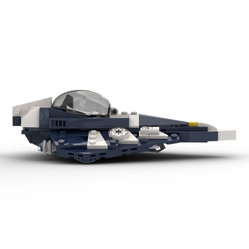 Фото 207 деталей MOC Plo Koon S Delta Starfighter Blade Dorin Star Battle: Конструктор-модель, развивающая игрушка, подарок на праздник, для обучения №2