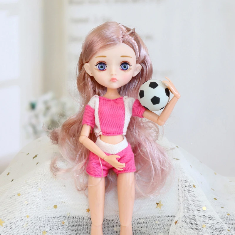 26 см кукла BJD футбольная для девочек одежда принцессы обувь фигурка модель