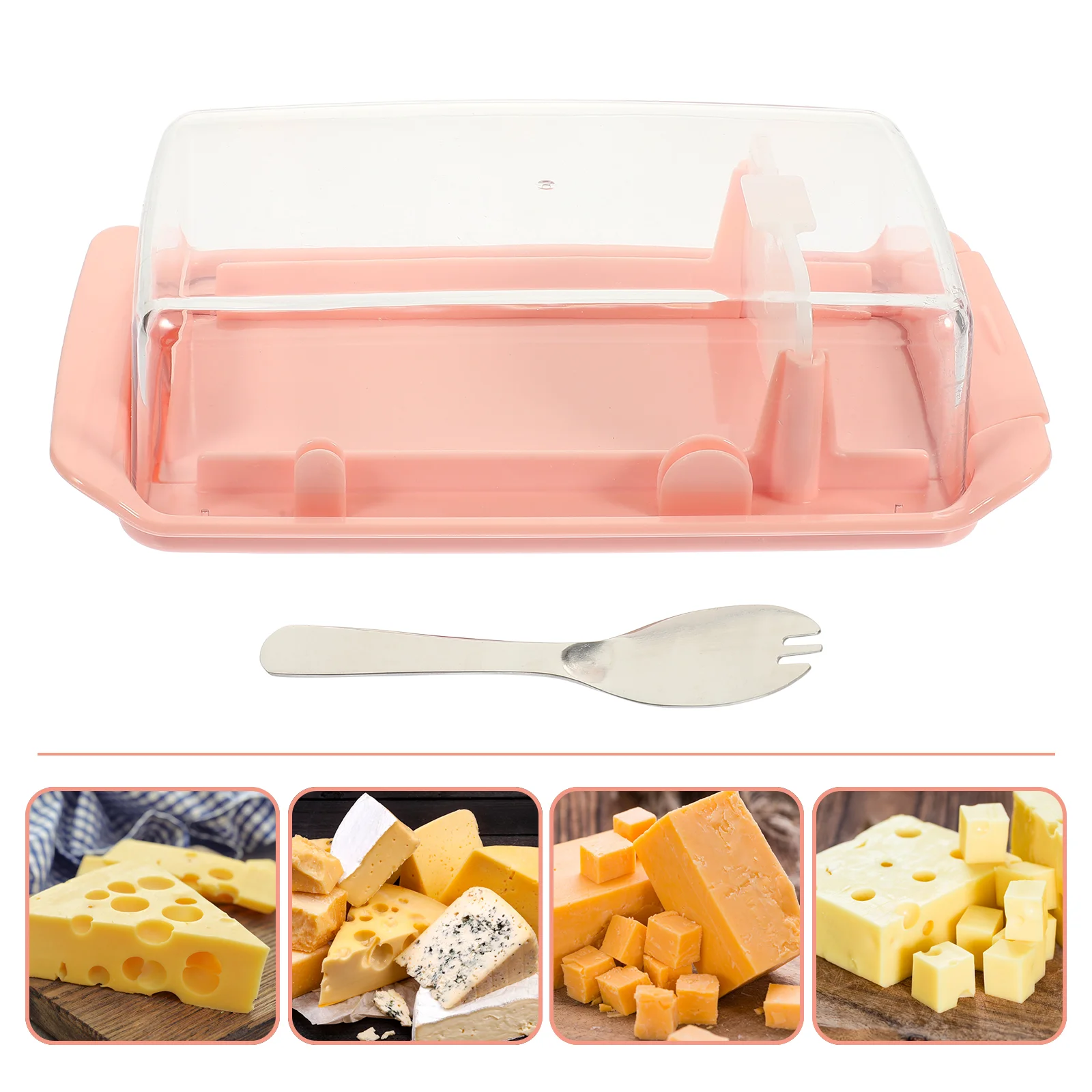 

Cheese Container Butter Holder Butter Case with Multi-functional Container