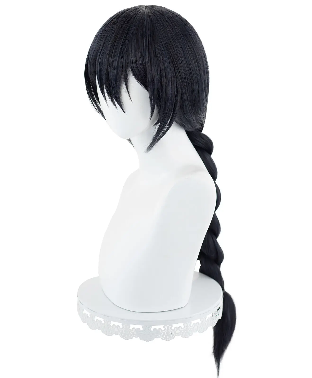 Женские парики для косплея Amanai Riko 65 см длинные прямые черные плетеные