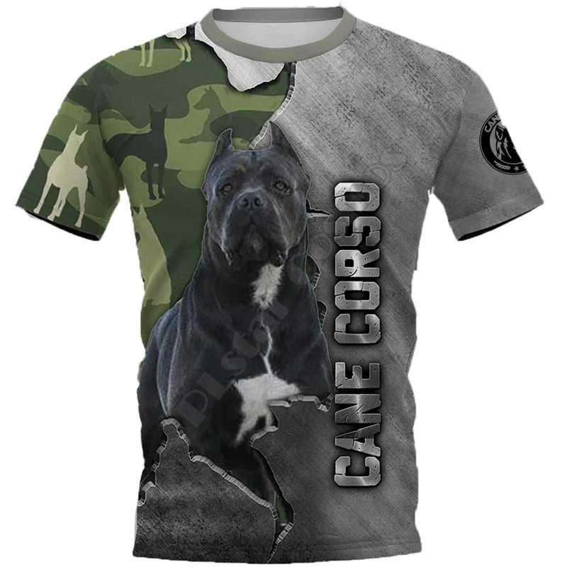 

2022 Summer New Malinois 3D Printed Female T-shirt Men's Summer Casual Short-Sleeved T-shirt Fun Pattern