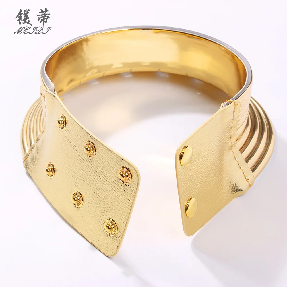 Popular jewelry explosions national style exaggerated personality metal collar