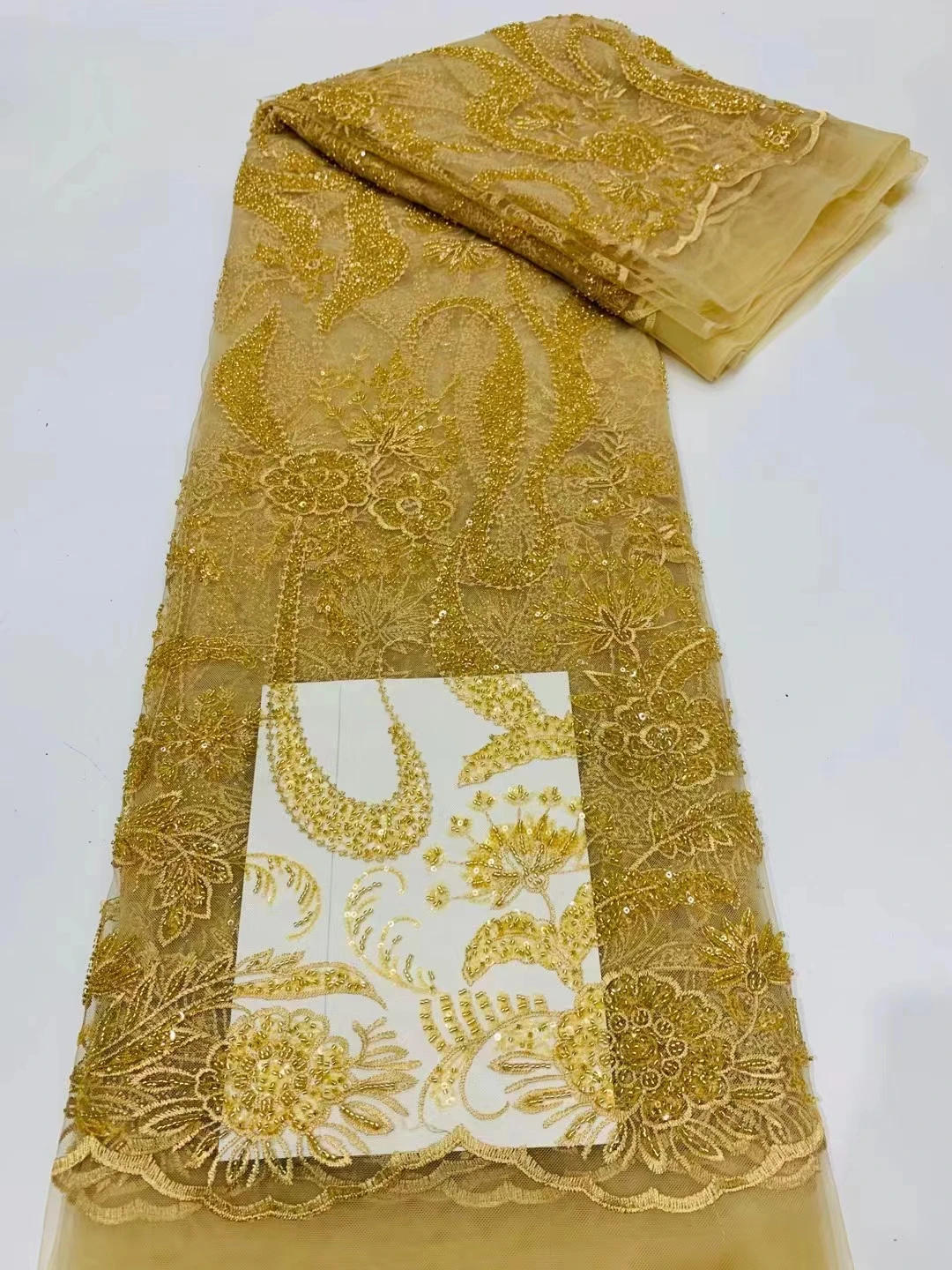 Новое популярное стильное кружевное платье с блестками и вышивкой бисером