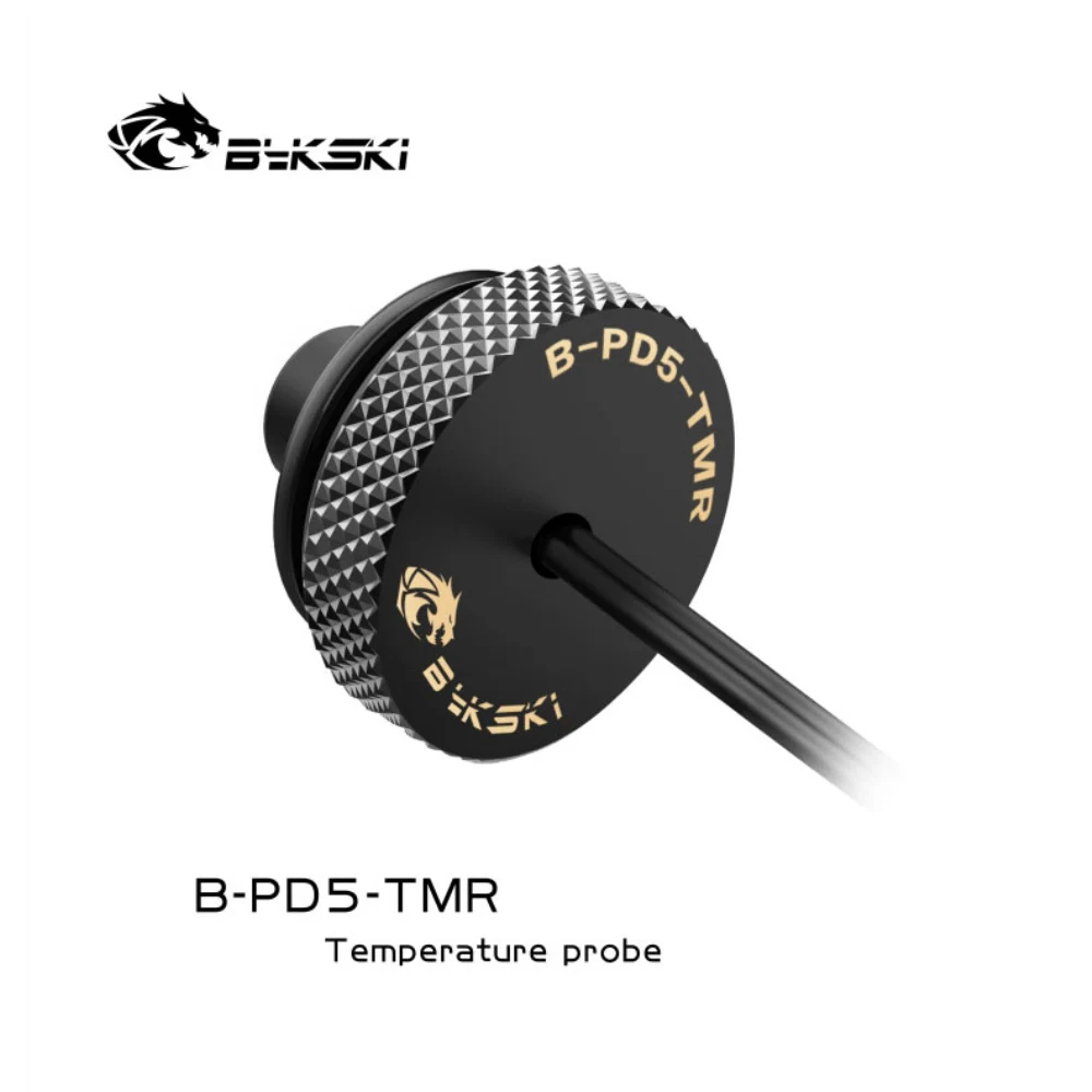 Быкский термометр-штекер для продуктов с резьбой G1/4, таких как насосы, резервуары, блоки CPU и GPU B-PD5-TMR.