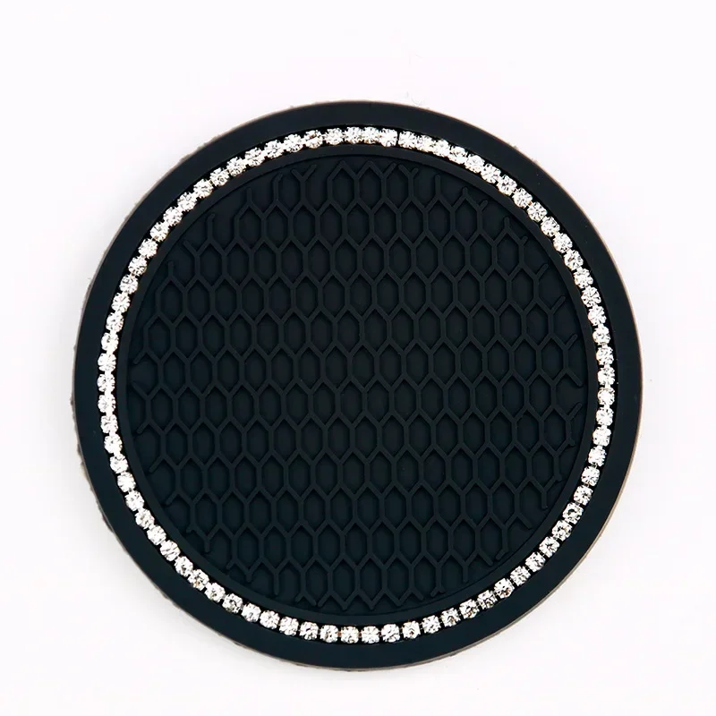 

2 шт. автомобильная нескользящая подставка для чашки с водой с бриллиантами автомобильная подставка для чашки с водой вставки подставки универсальный автомобильный подстаканник аксессуары для интерьера