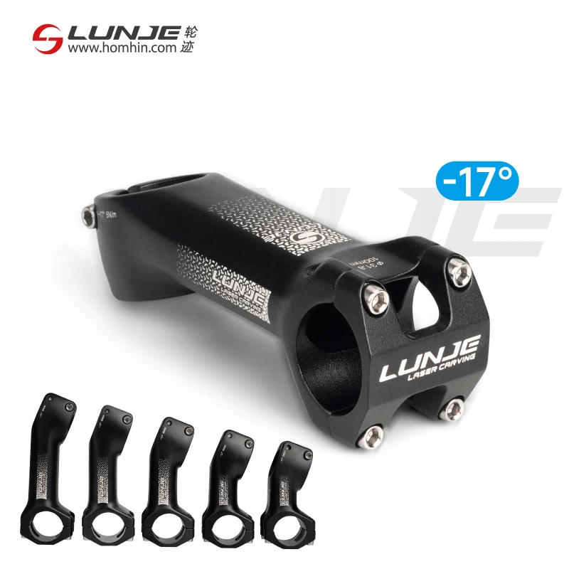 

Lunje mtb bicycle handle aluminum ultra-light bicycle mtb mountain bike off-road bicycle pole - 17 ° accessories