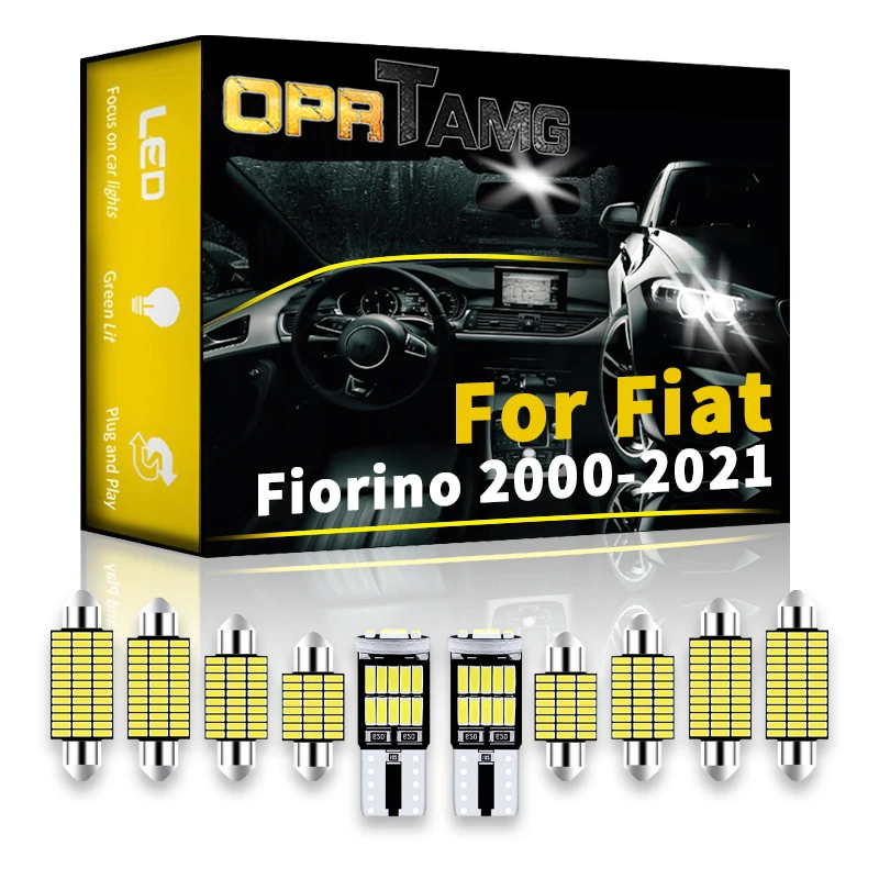 

Светодиодсветодиодный лампа OPRTAMG W5W LED T10 Canbus Led для Fiat Fiorino 2003 2004 2005 2006 2007 2008 2009 2010 2011-2012
