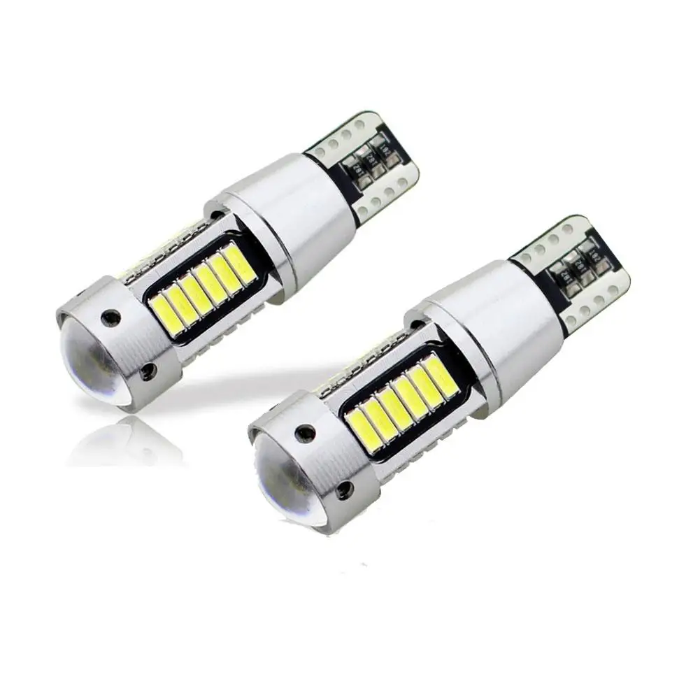 

1 Pair Car Width Light T10 4014 30smd High-power Decoding Highlight License Plate Lamp Car Accessories