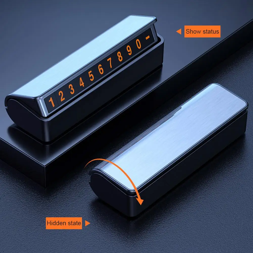 Табличка с номером телефона для парковки автомобиля временная магнитная скрытая