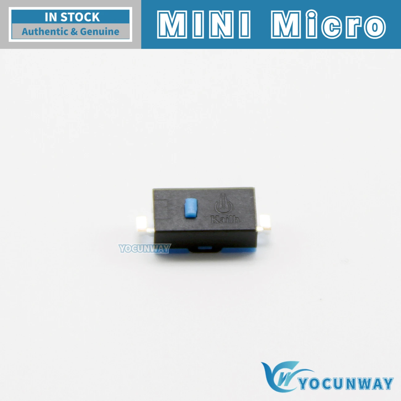 

Новый подлинный оригинальный мини-микропереключатель Kailh SMD Blue Dot Match Anywhere MX M905 G903 G900 G603 G502 GPW, боковой ключ