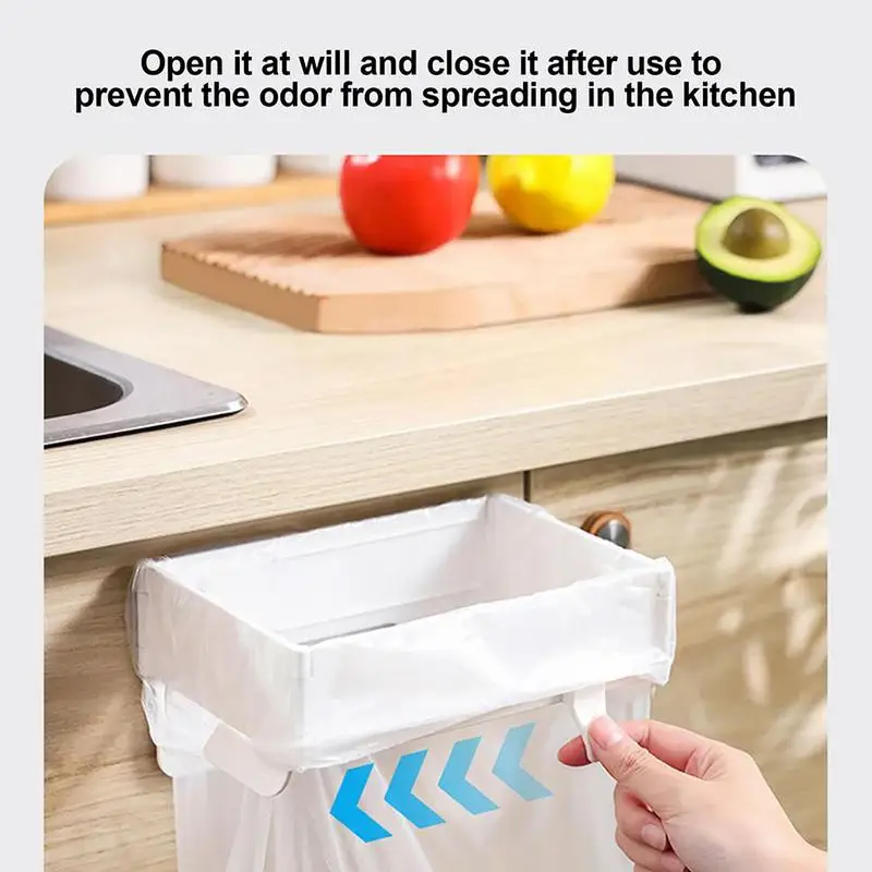 Держатель для мешка мусора складной кухонный держатель продуктового бытовой