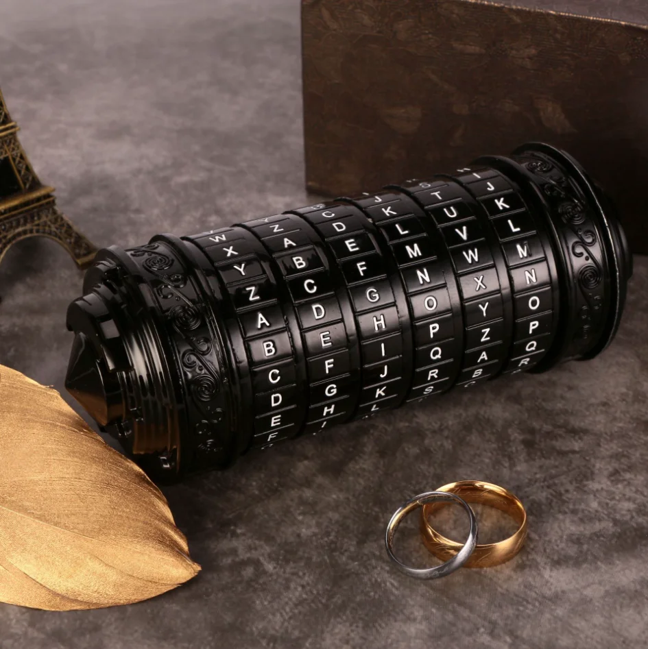 Код Да Винчи металлические криптексные замки игрушки для свадебных подарков