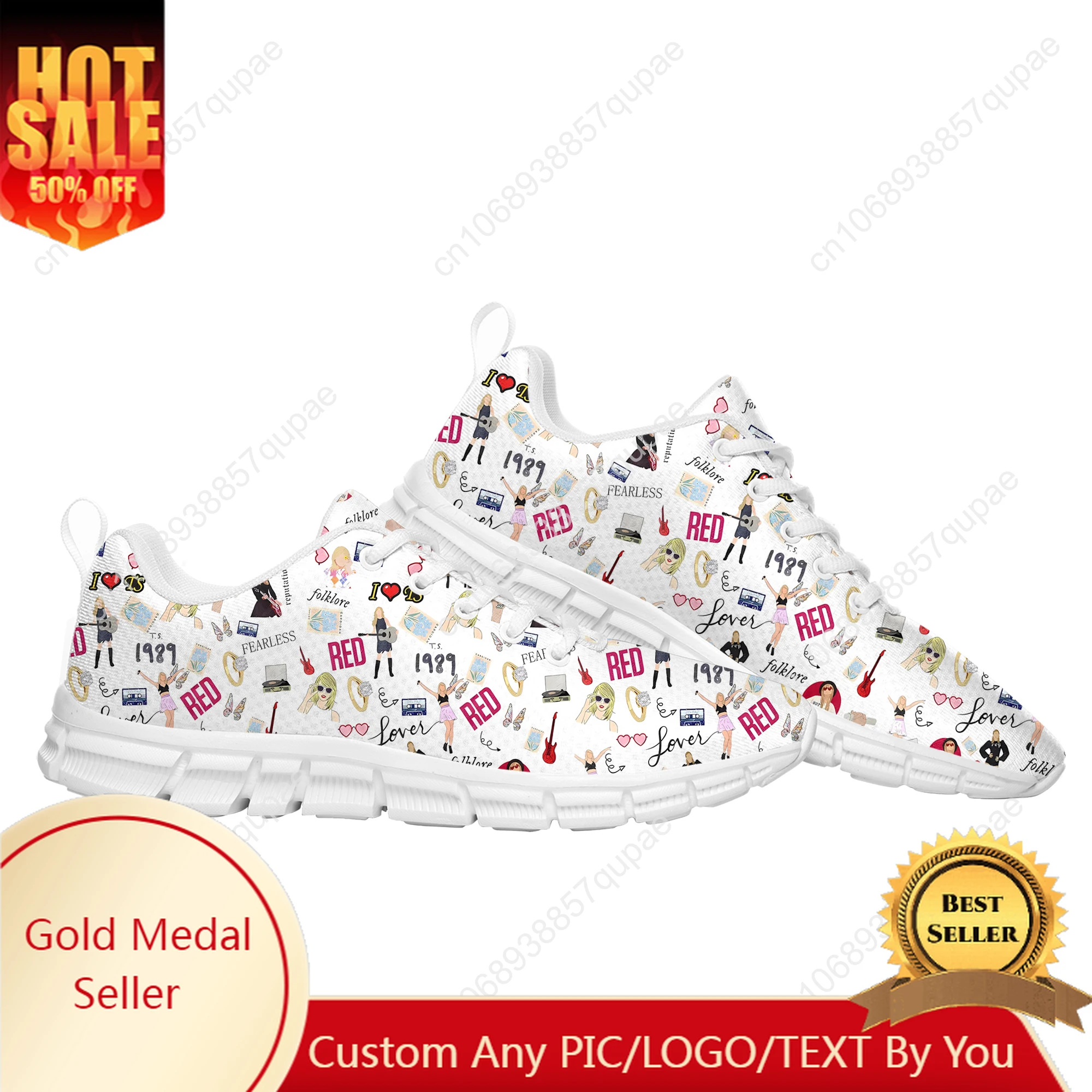 Taylors Music Swifts Спортивная обувь Мужские женские подростковые кроссовки