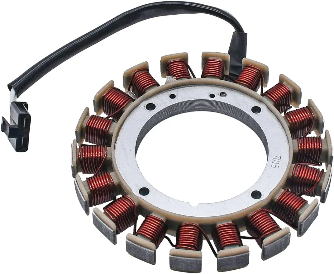 Фото Совместим с двигателями Kawasaki FS600V, FS730V, FR541V, FX481V: Регулятор напряжения 21066-7017, Зарядная катушка-статор 59031-7017 №4