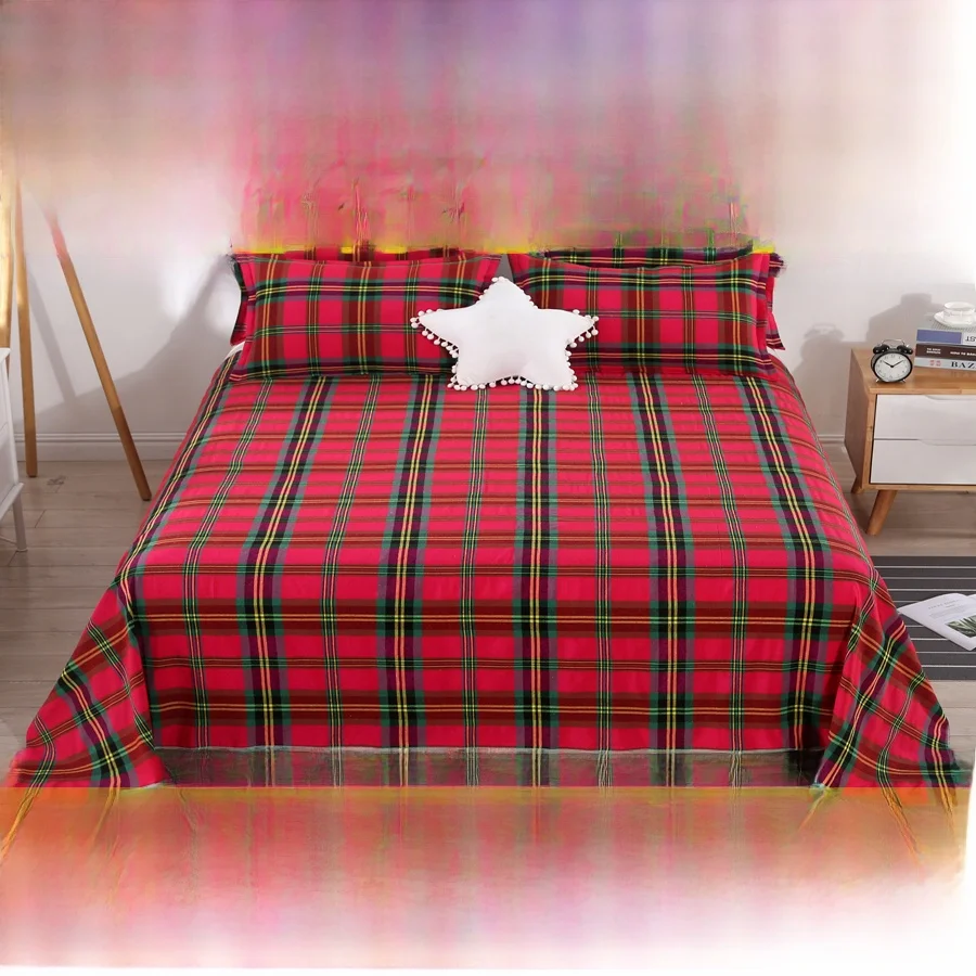 Простыня из старой грубой ткани одинарная двуспальная толстая хлопковая одеяло