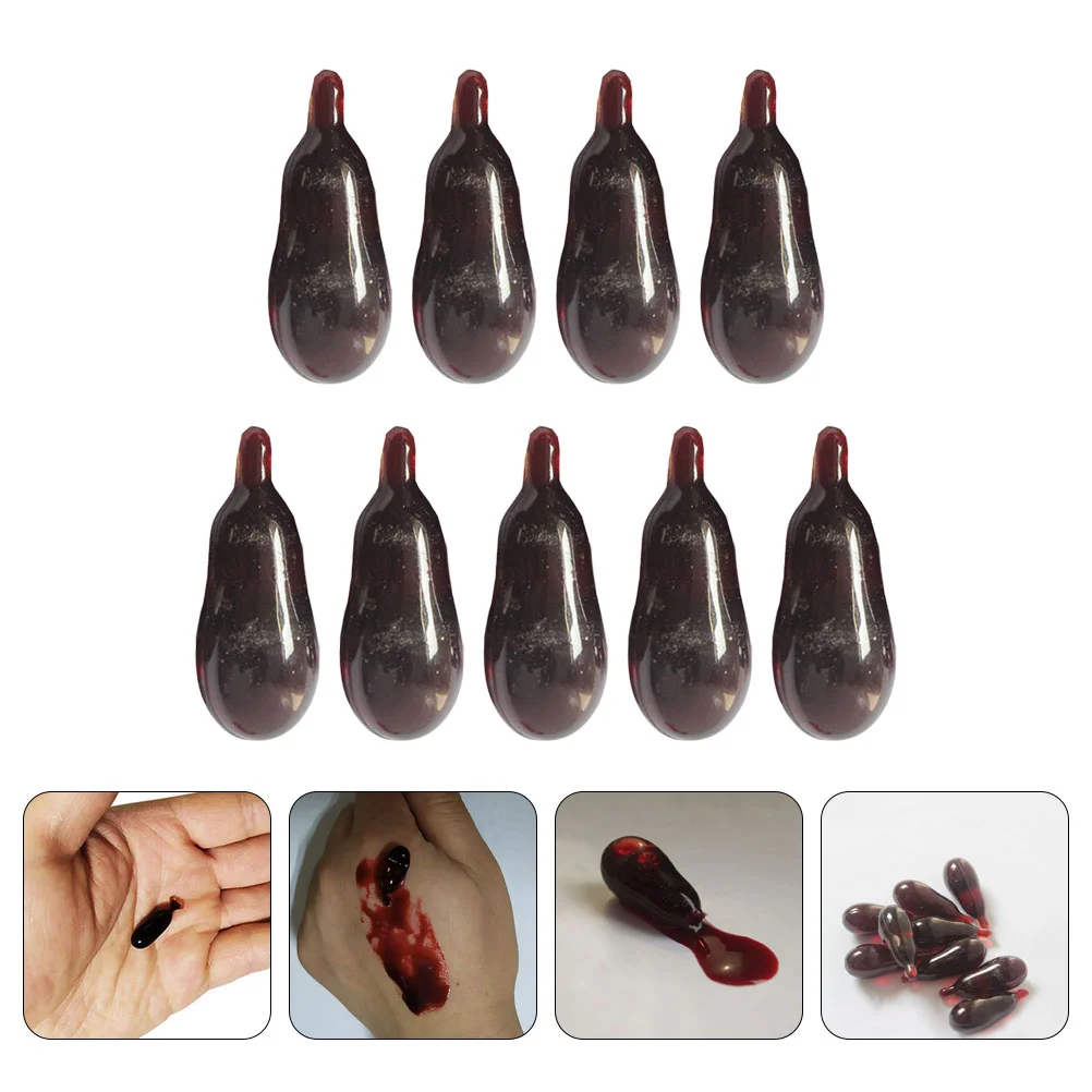 

Party Plasma Props Home Party Plasma Props Makeup Toy Fake Blood Capsules Spray Horror Trick Toys Party Plasma Props