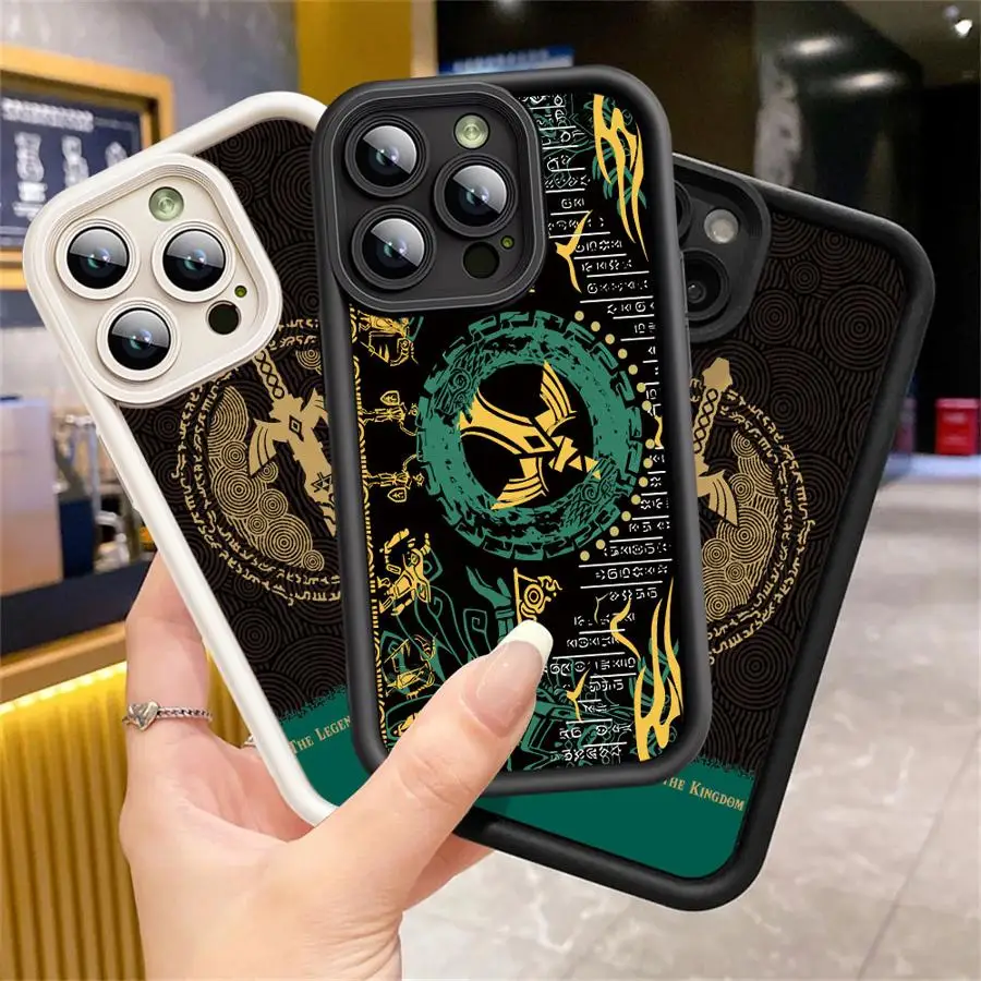 Чехол для телефона Legend of Zelda iPhone 16 Pro 15 Max 14 13 12 11 XS Plus 14Pro 12Pro Soft Shell