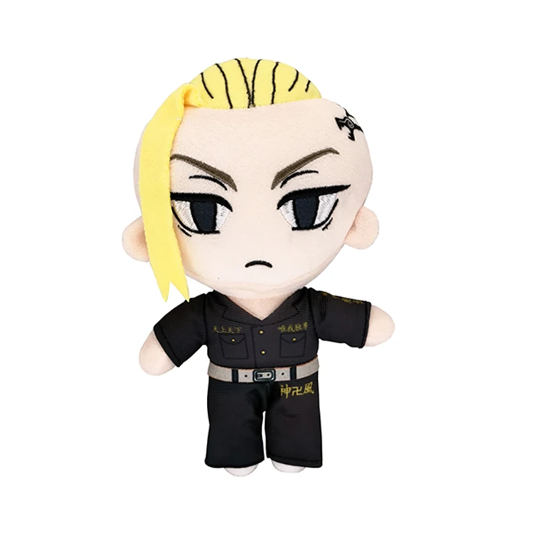 20cm Tokyo Revengers Plush Doll Avengers Ken Takemichi Hinata Atsushi Anime Soft Stuffed Toy Plushie Pillow Kids Gift |