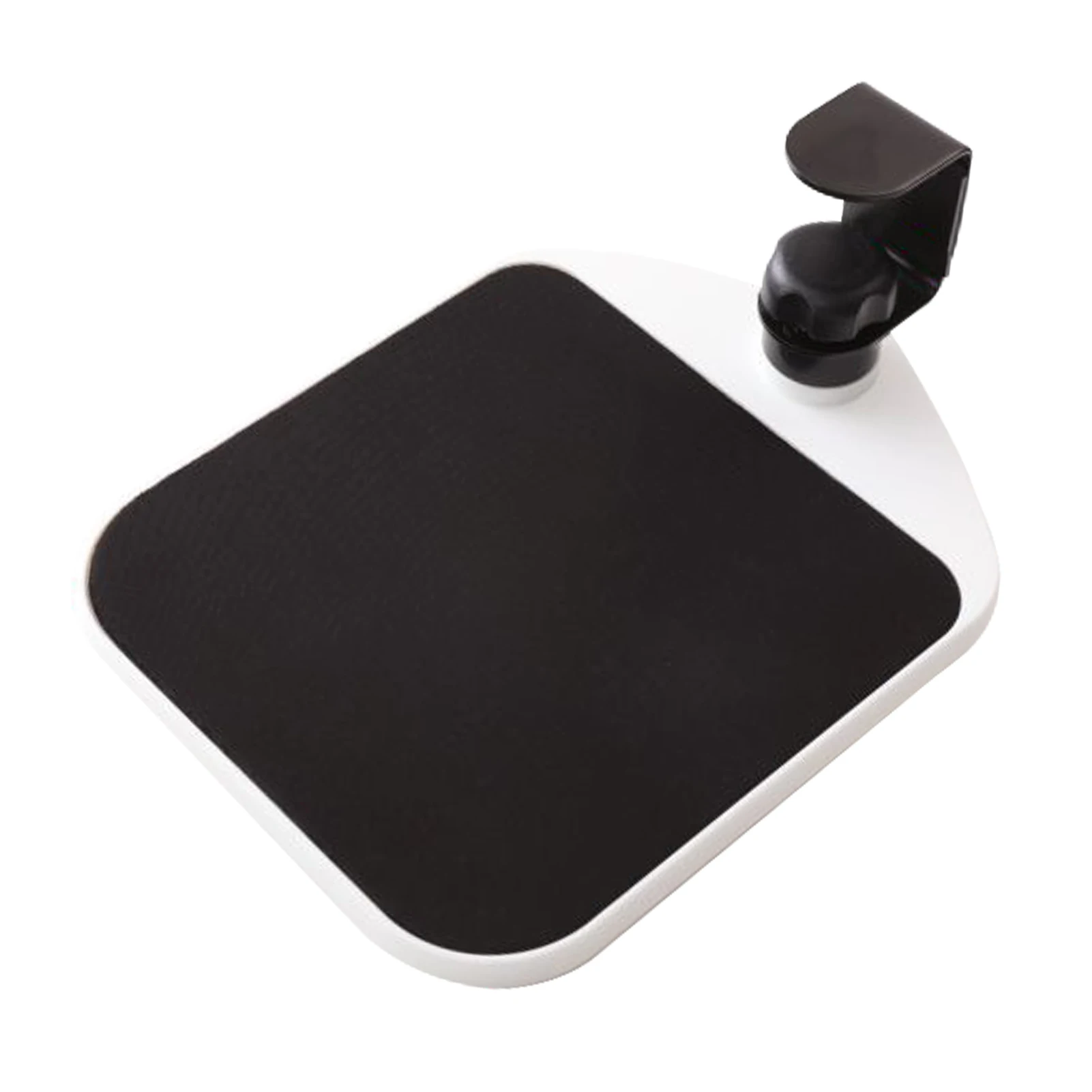 

Ergonomic Clamp On Platform Mouse Tray Laptop Wrist Rest Home Office 360 Rotating Space Saving Extension Board Under Desk