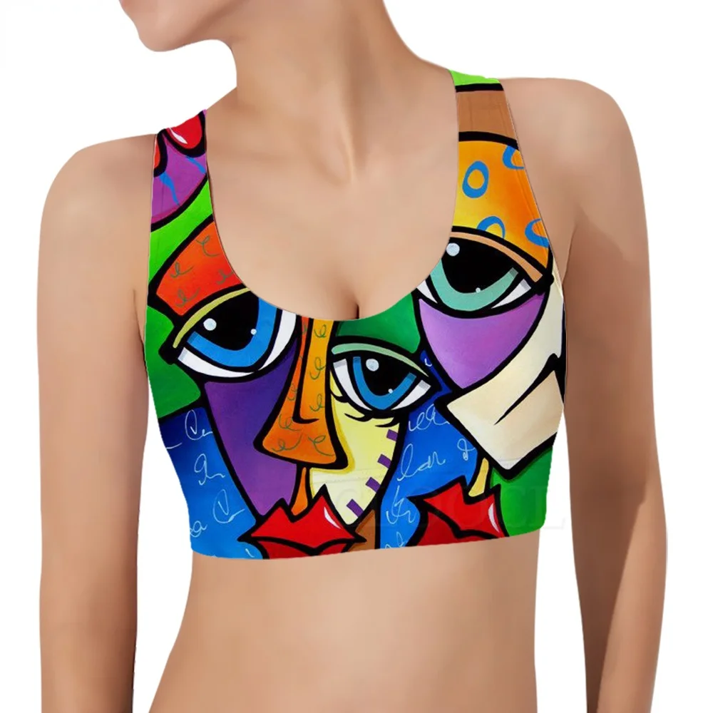 

Женский спортивный жилет CLOOCL с 3d-рисунком, без рукавов