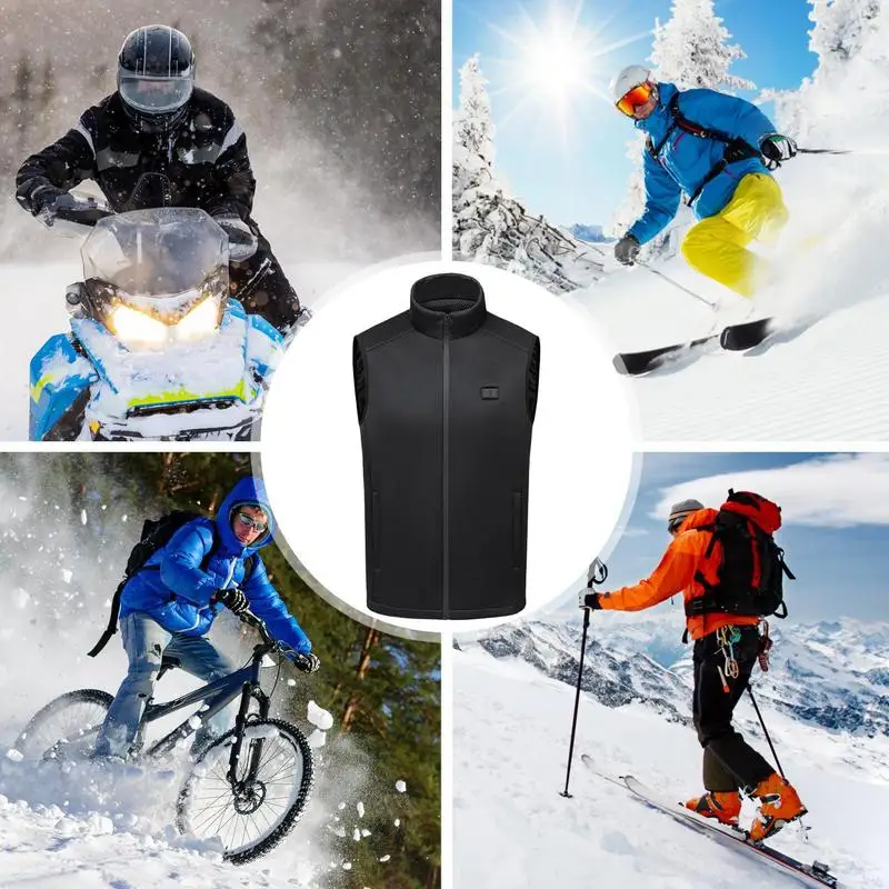 USB-нагревательный жилет девятизонный интеллектуальный электрический обогрев