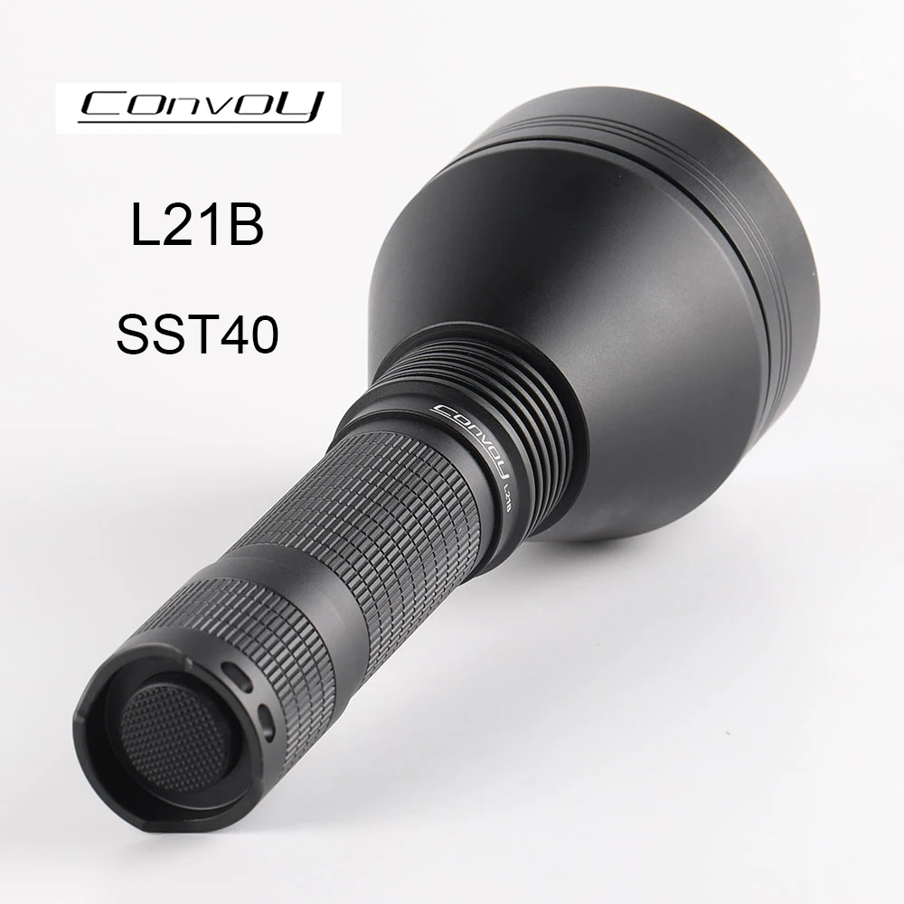 Фонарик Convoy L21B SST40 алюминиевый
