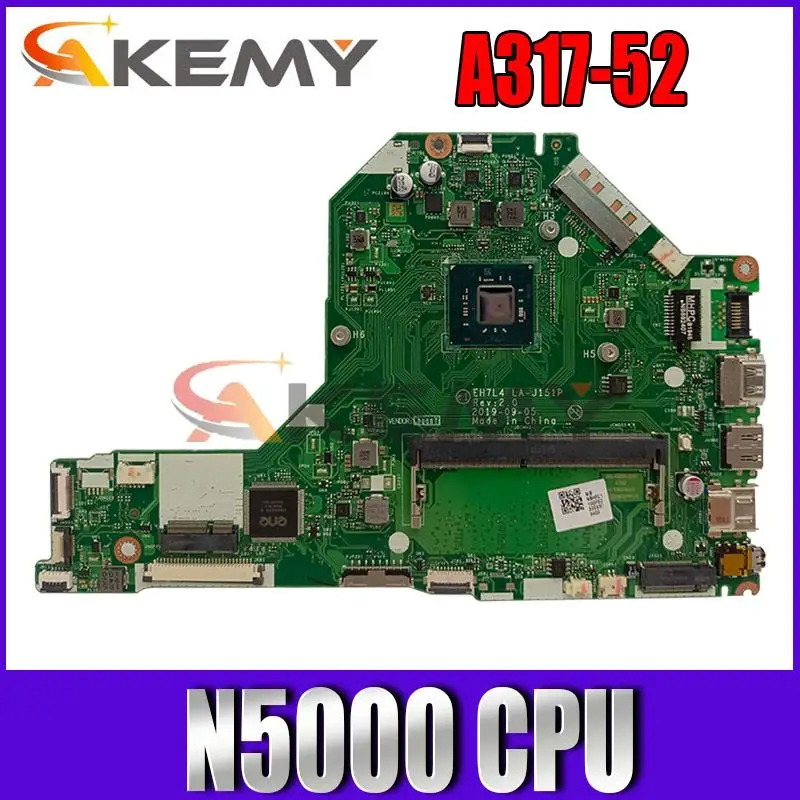

LA-J151P For Acer ASPIRE 3 A317-52 laptop motherboard With N5000 CPU motherboard 100% fully tested