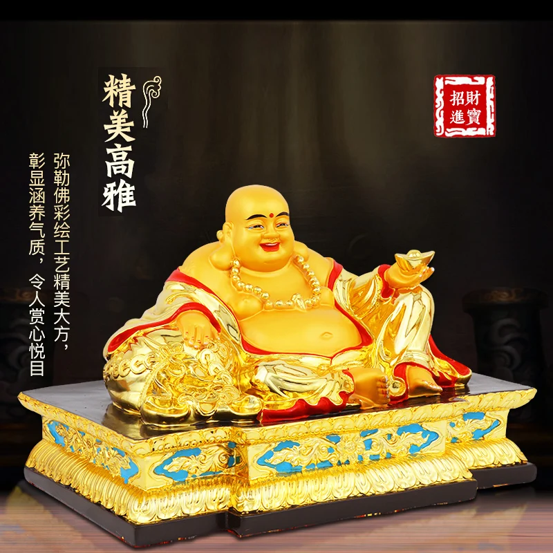 Украшение Будды Майтрейи большая счастливая сумка для живота смеющийся Будда