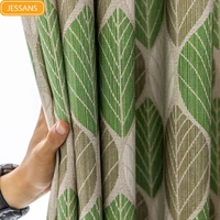 modern curtains for living dining room bedroom simple curtains polyester cotton printed curtains tulles finished custom valance