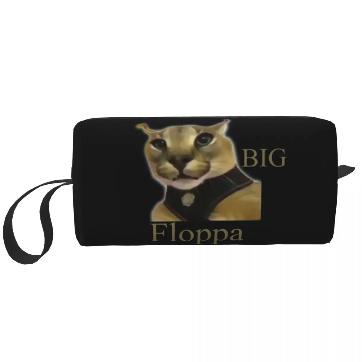 Большая сумочка для туалетных принадлежностей Floppa на заказ Женская забавная