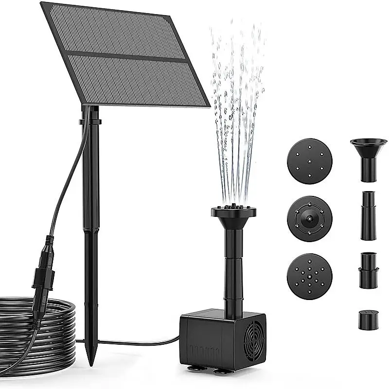 

Solar Fountain Pump Solar Garden Pond Water Fountain Waterfall Outdoor Fountain Pond Pool Bird Bath Water Landscape Fountain