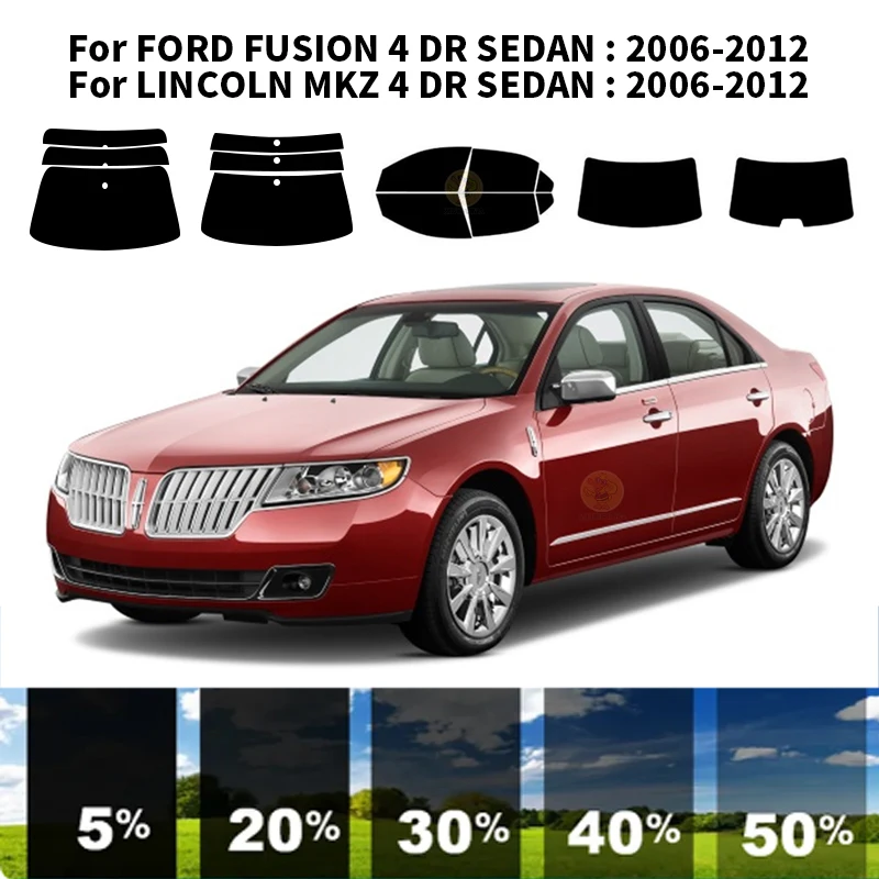 

Нанокерамическая Автомобильная УФ-пленка Precut для окна, автомобильная пленка для окна для LINCOLN MKZ 4 DR SEDAN 2006-2012