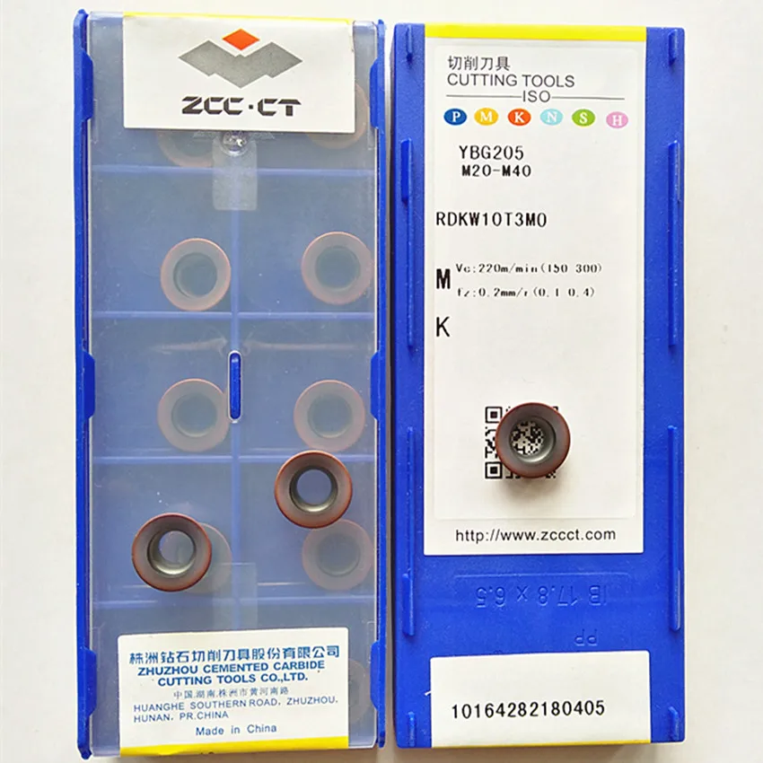 

ZCC.CT RDKW10T3MO YBG202/RDKW10T3MO YBG205/RDKW10T3MO YBG302/RDKW10T3MO YBM351/RDKW10T3MO YBC301 CNC CARBIDE INSERTS 10PCS/BOX