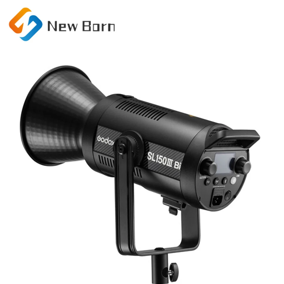 

Godox SL150IIIBI SL150III BI LED Video Light Bi-Color 150W Bowens Mount Daylight Balanced 5600K 2.4G Wireless X System Control