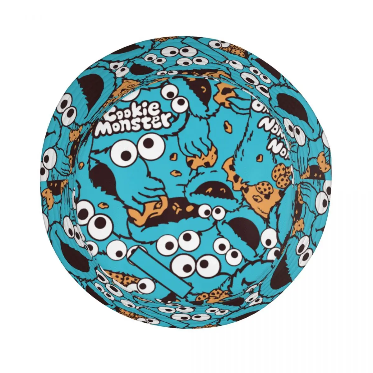 Фото Стильные панамы Travel Headwear Cute-S-Cookied-S-Monsters: уличная мода для мужчин и женщин, солнцезащитные шляпы, мультяшные шляпы-бобы, рыболовные кепки для отпуска №4