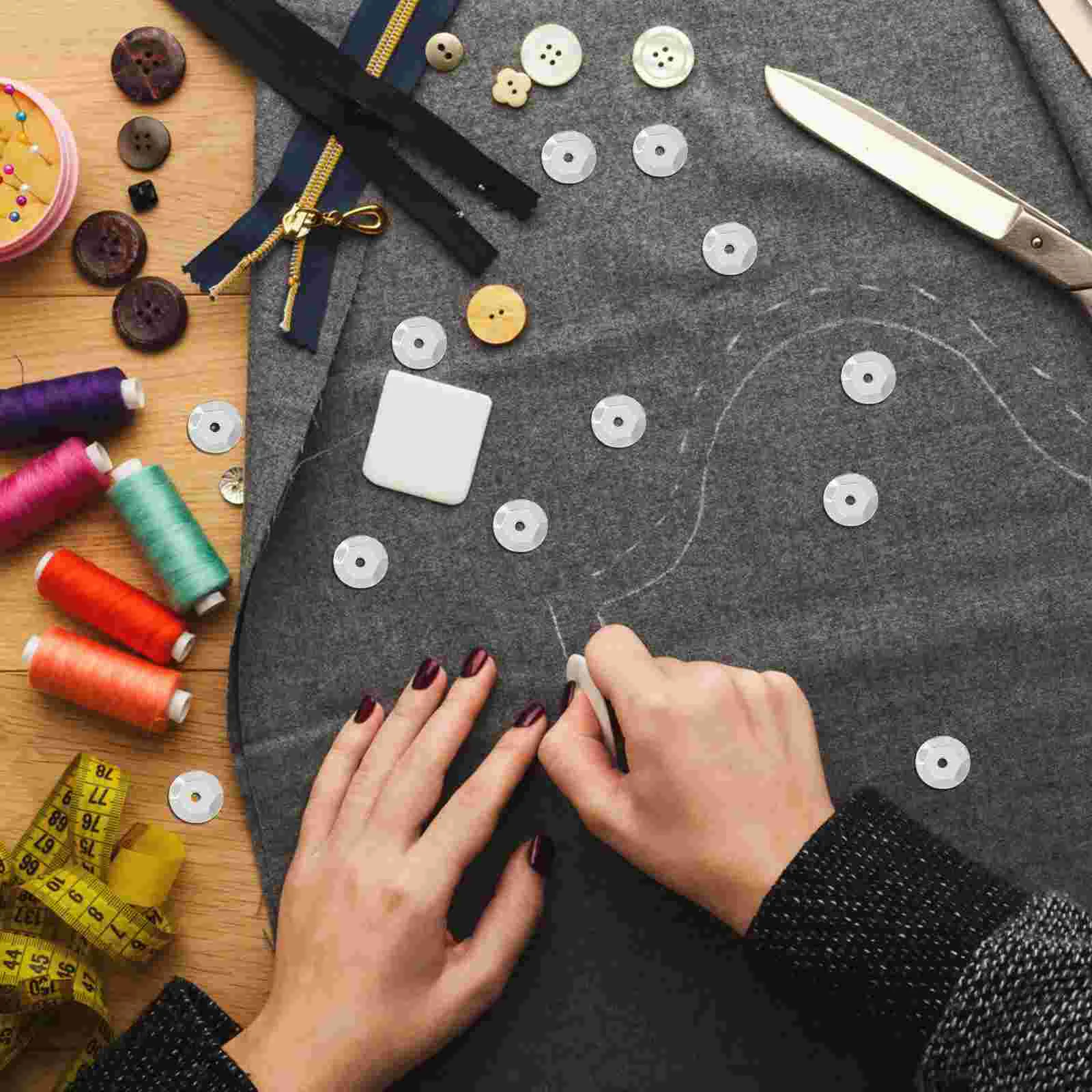 800 шт. круглые изогнутые блестки для шитья свободные рукоделия вышивки блестящие