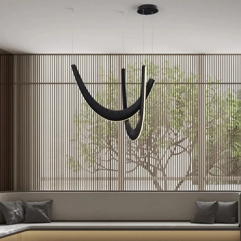 Скандинавские двойные циклотронные светодиодные подвесные светильники