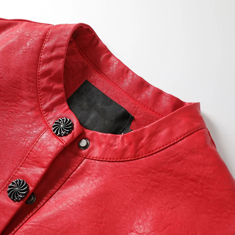 Leather Jacket Women's Spring And Autumn Short Loose Sheepskin Clothes Small Women's Leather Coat Red Genuine Sheepskin