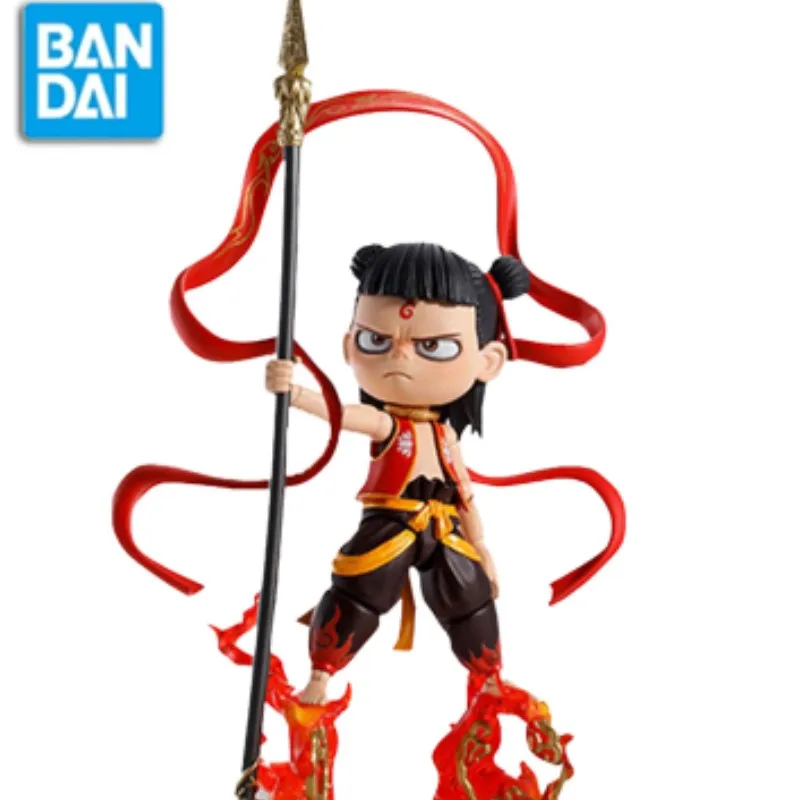 

Экшн-фигурка из аниме в наличии Bandai Original Shf Young Nezha Ao Bing Коллекционная модель из ПВХ Аниме Фигурка детские подарки