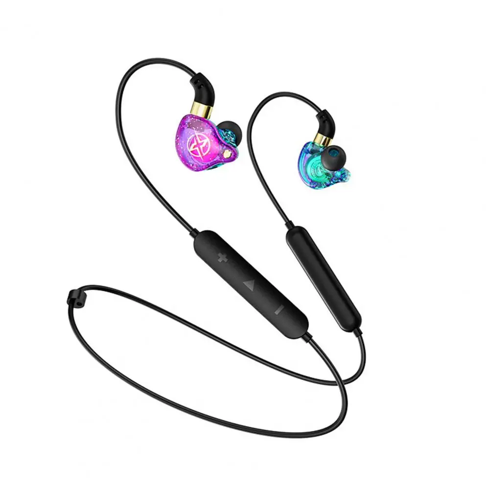 

BX-02 Neckband Earphone Line Control Bluetooth-compatible 5.0 ABS Long Endurance In-ear Headphone Headset for Gaming