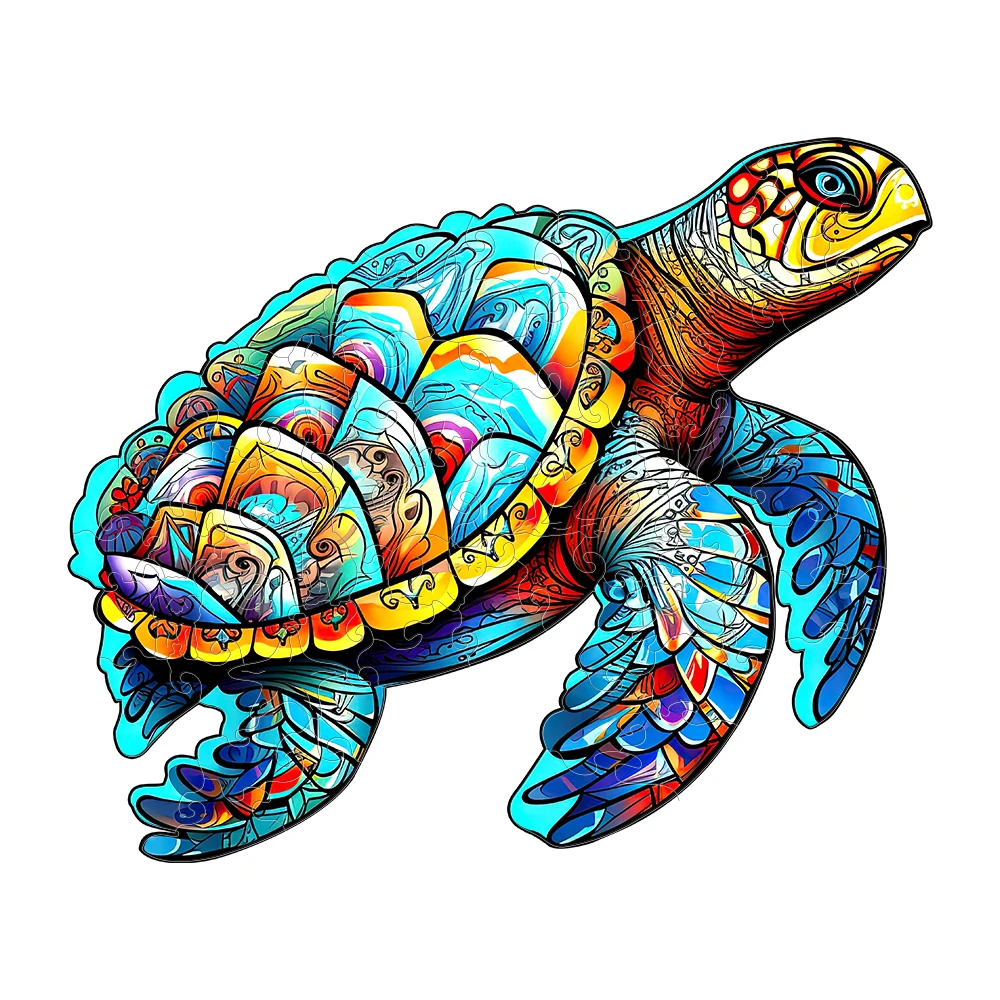 Деревянный пазл уникальная головоломка в форме животных идеальный подарок для