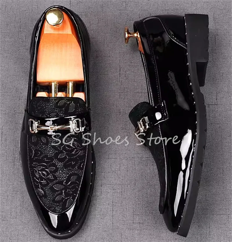 Мужские туфли-оксфорды без шнуровки