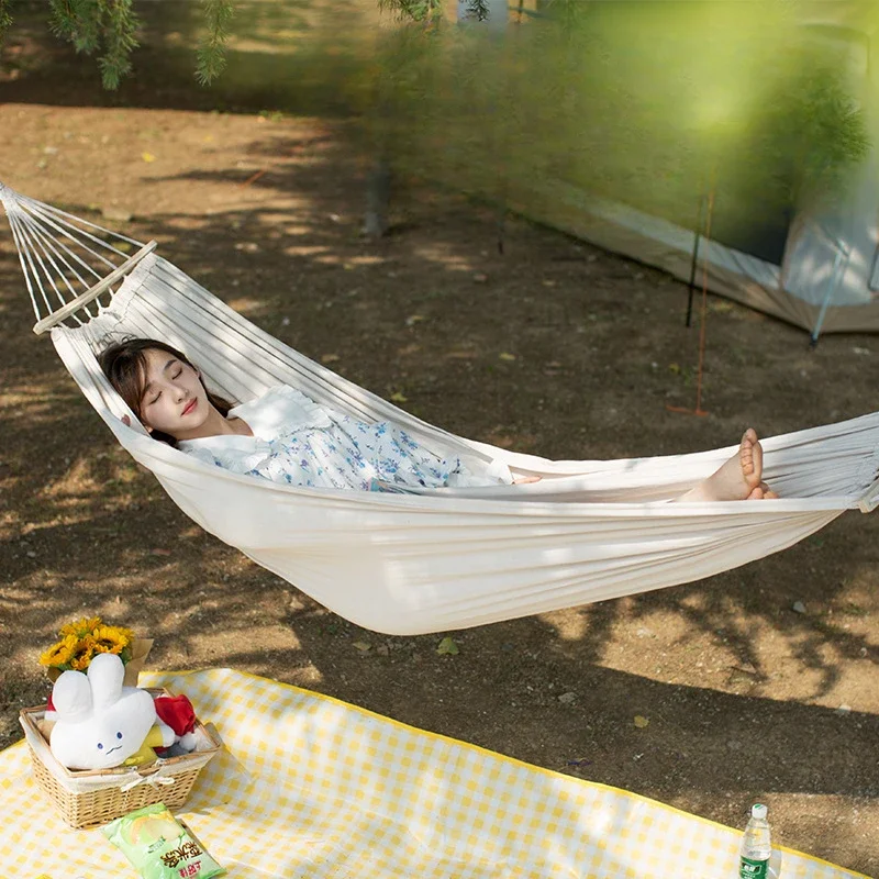 Гамаки для путешествий кемпинга качели брезент гостиная охота спальные гамаки